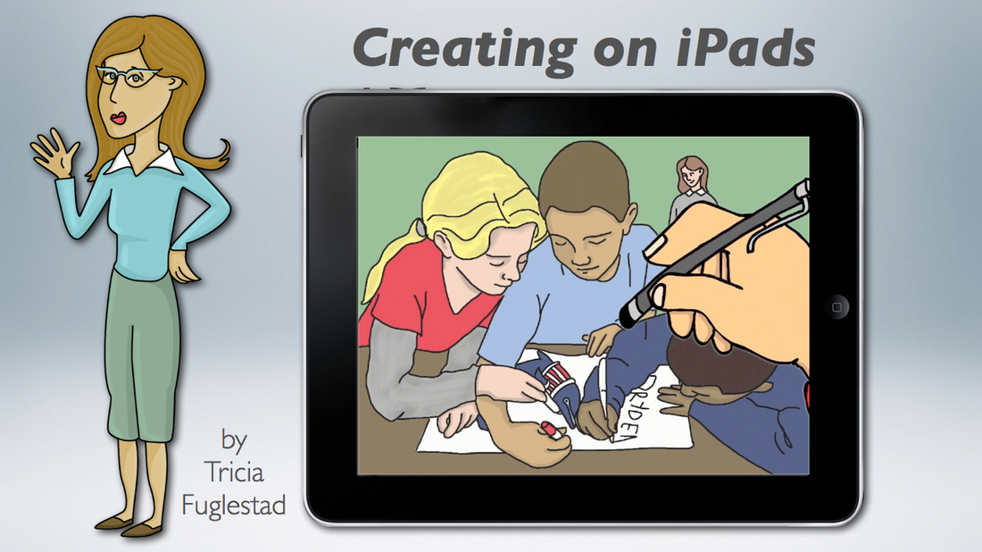 Creating on iPads - Dryden Art